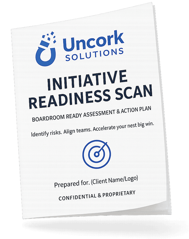 Initiative Readiness Scan sample booklet